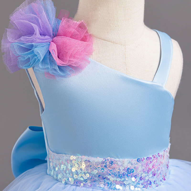 Mesh Flouncing Sleeveless Midi Dresses - image 2