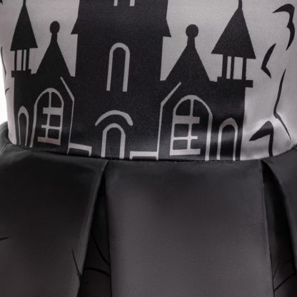 Chemical Fiber Blend Printing Short Sleeve Mid-long Dresses - image 6