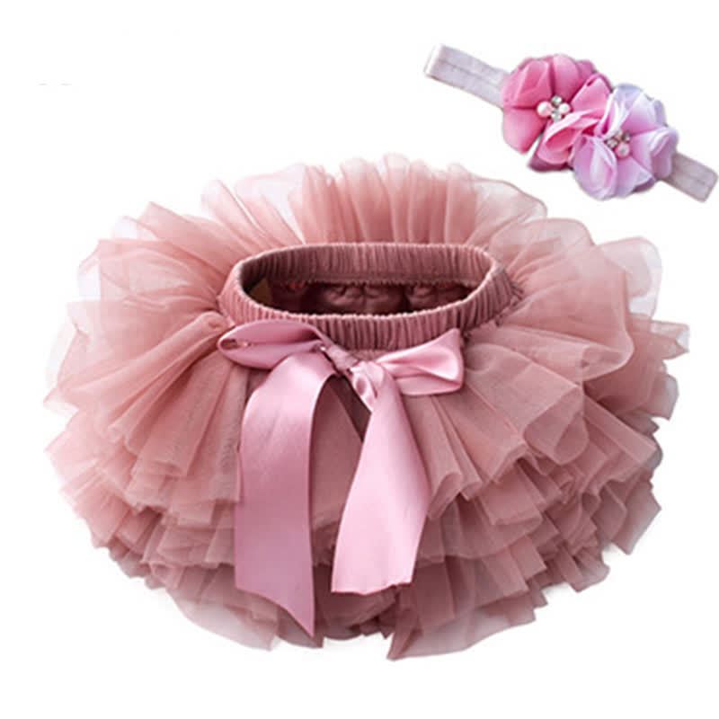 Mesh Folds Short Skirts - image 2