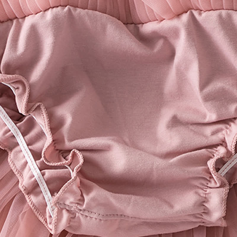 Mesh Folds Short Skirts - image 5