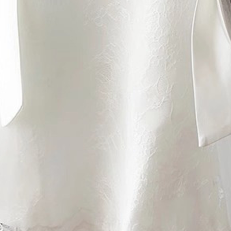   Lace Bow Sleeveless Midi Dresses - image 6