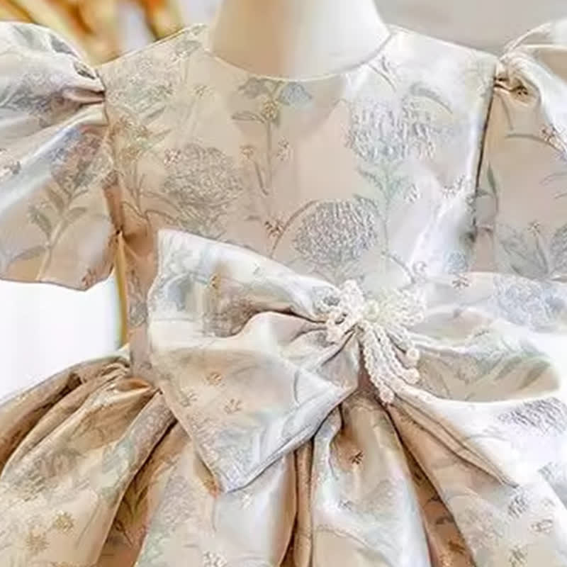   Lace Bow Sleeveless Midi Dresses - image 5