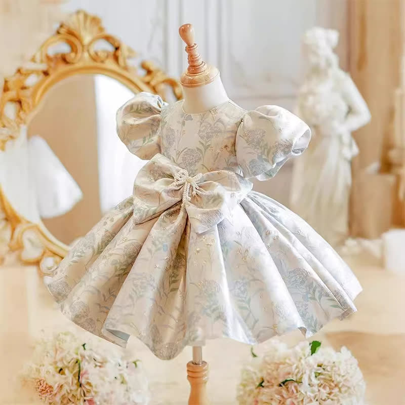   Lace Bow Sleeveless Midi Dresses - image 2