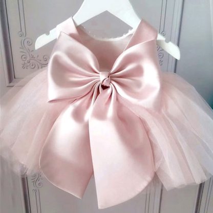 Satin Bow Sleeveless Midi Dresses - image 2