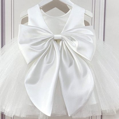 Satin Bow Sleeveless Midi Dresses - image 9