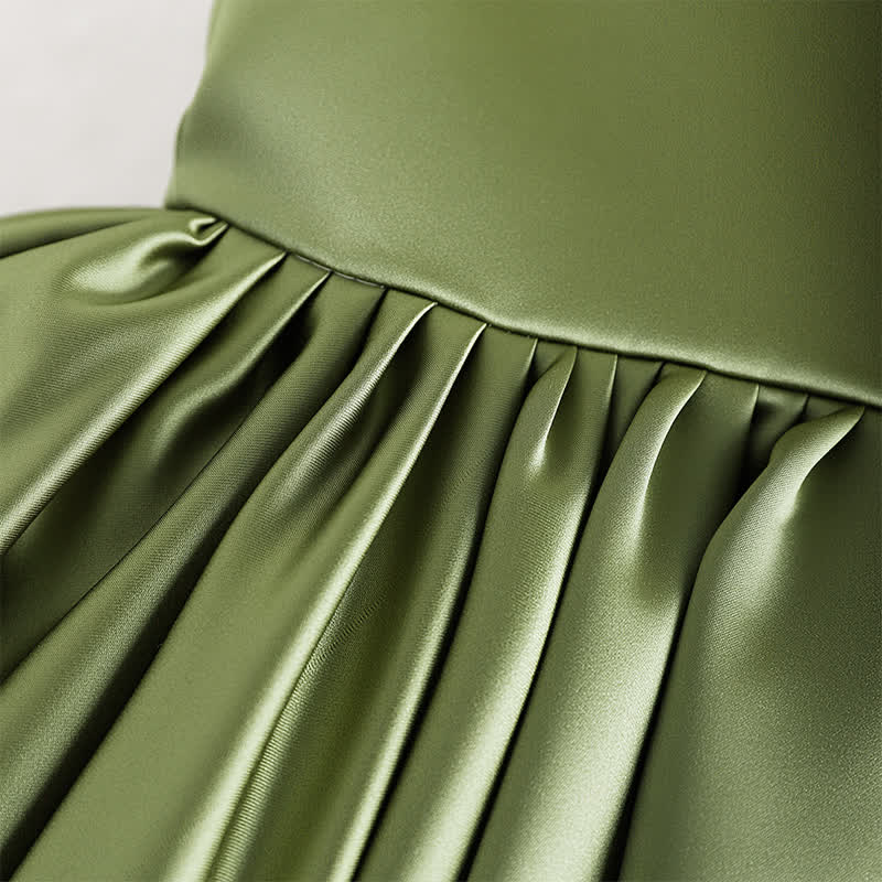 [Archive Sale] Satin Bow Sleeveless Midi Dresses - image 6