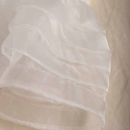 Organza Imitation Pearls Beaded Loose Midi Dresses - image 8