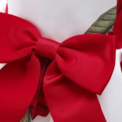 Satin Bow Sleeveless Mid-long Dresses - image 9