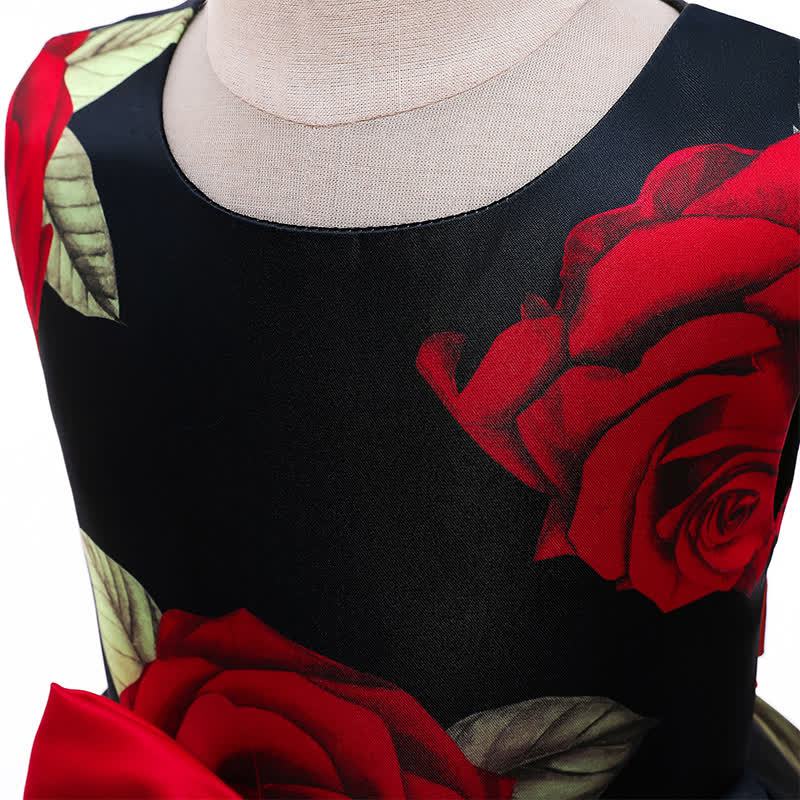 Satin Bow Sleeveless Mid-long Dresses - image 14