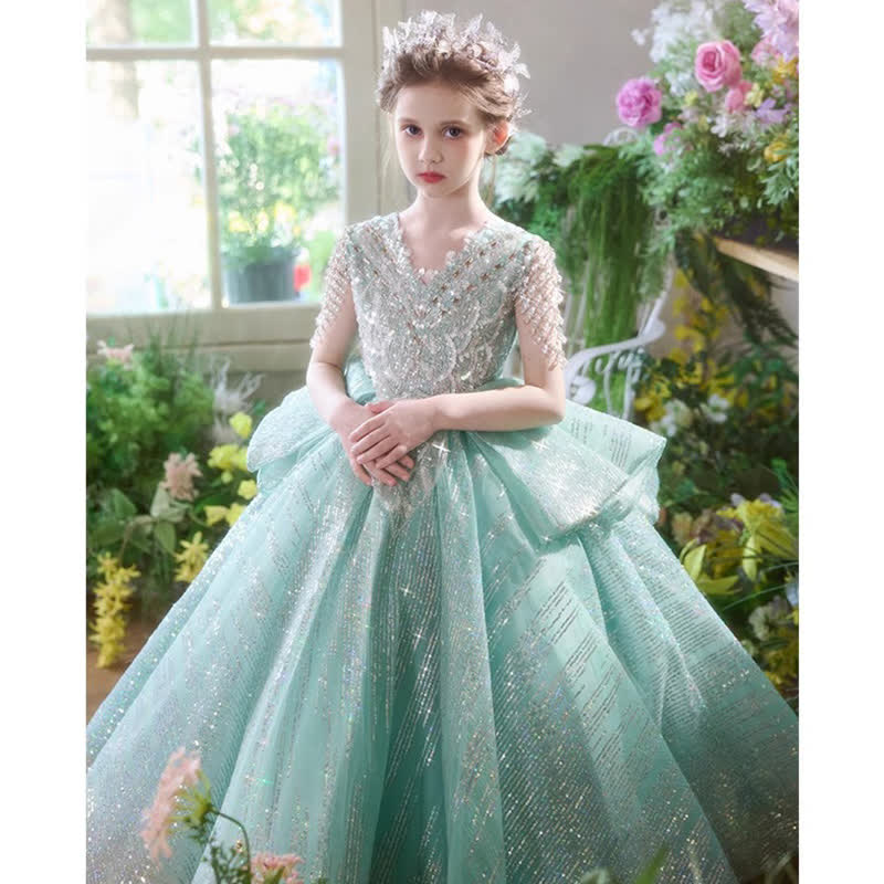 Mesh Sequins Folds Sleeveless Maxi Dresses - image 2