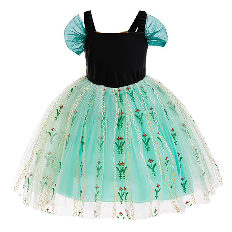 Mesh Split Joint Short Sleeve Mid-long Dresses - image 2