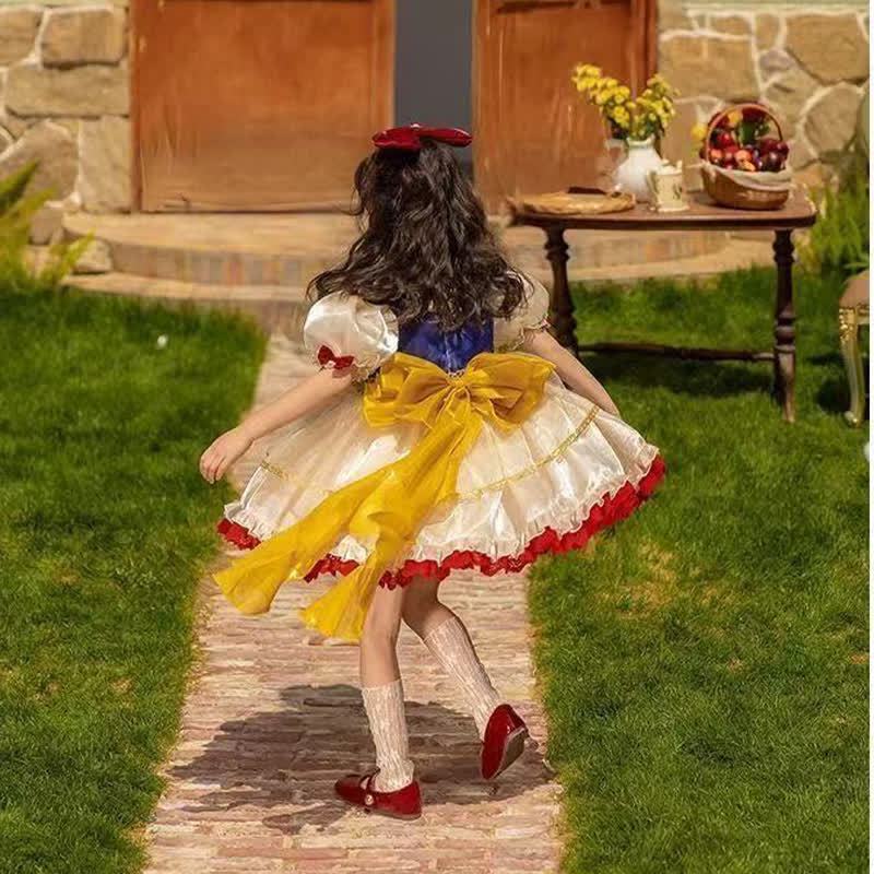 Organza Bow Short Sleeve Midi Dresses - image 3