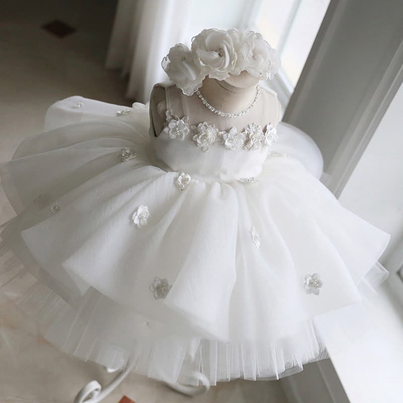 Mesh Rosette Sleeveless Midi Dresses - image 2