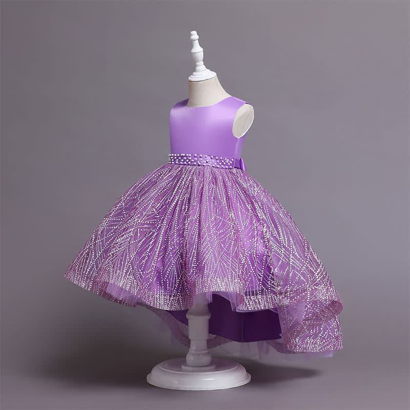 Satin Crystal Sleeveless Midi Dresses - image 8