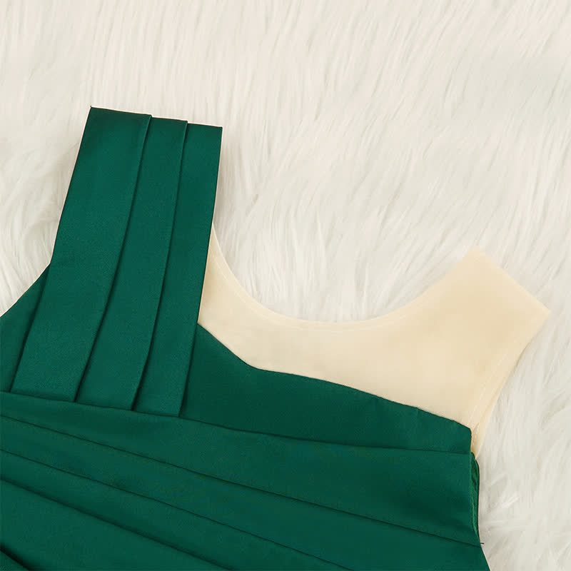 Satin Split Joint Sleeveless Midi Dresses - image 4