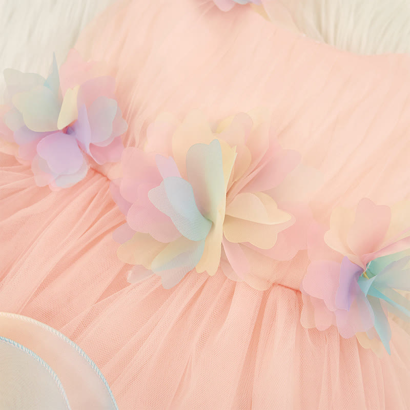 Mesh Sleeveless Mid-long Dresses - image 5