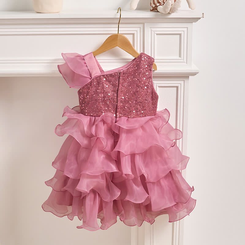 Sequins & Organza Bow Sleeveless Maxi Dresses - image 4