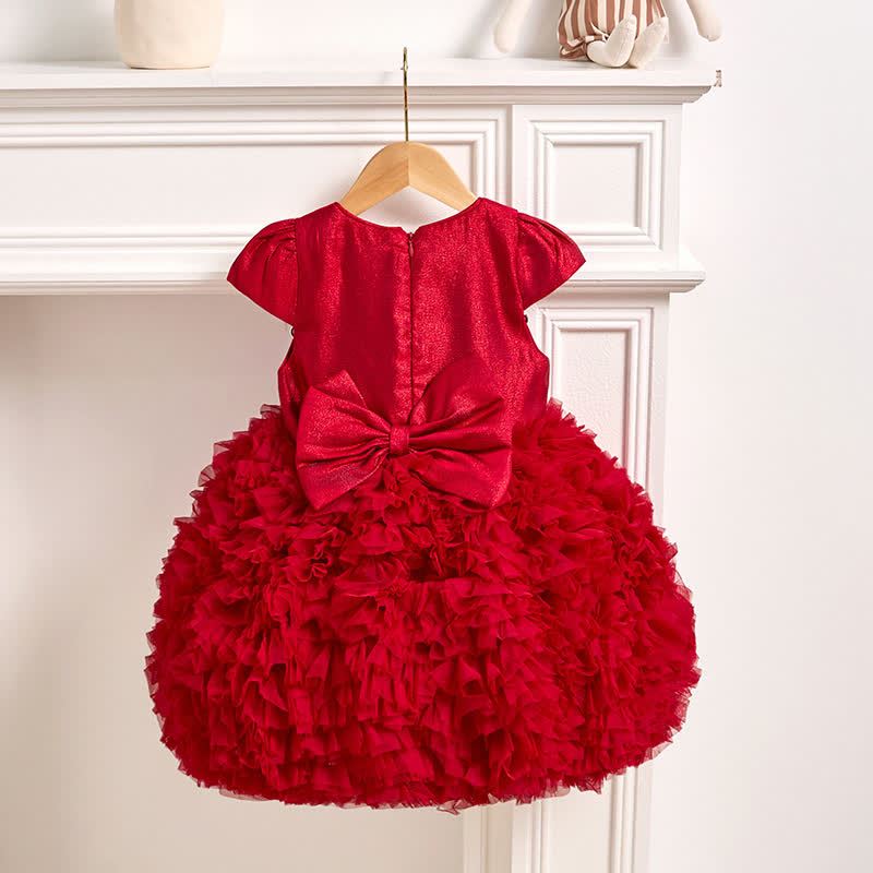 Twill & Mesh  Sleeveless Mid-long Dresses - image 36