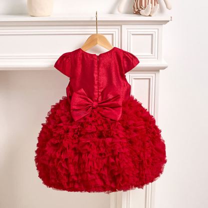 Twill & Mesh  Sleeveless Mid-long Dresses - image 36