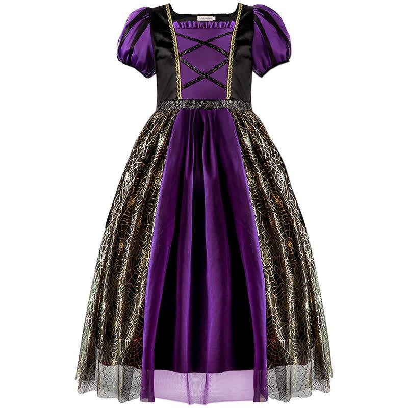 Satin Halloween Painting Maxi Dresses - image 18