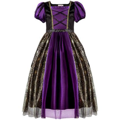 Satin Halloween Painting Maxi Dresses - image 18