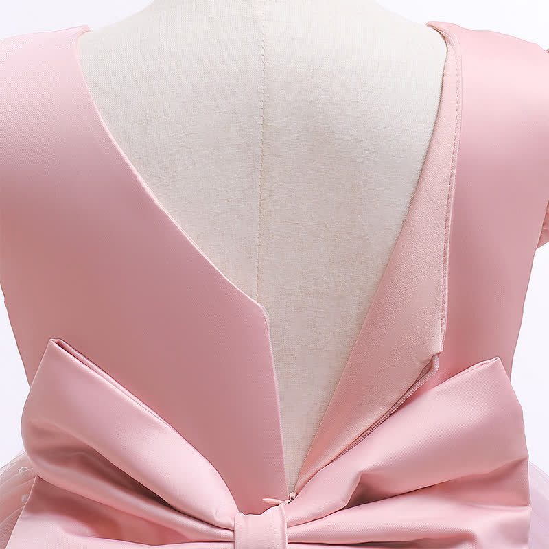 Mesh Bow Sleeveless Midi Dresses - image 10