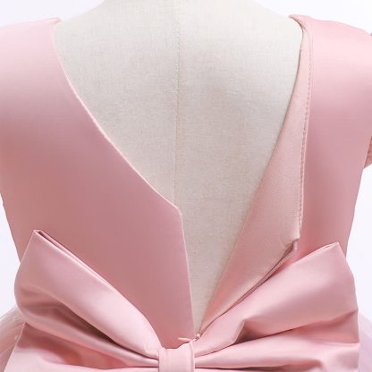 Mesh Bow Sleeveless Midi Dresses - image 10