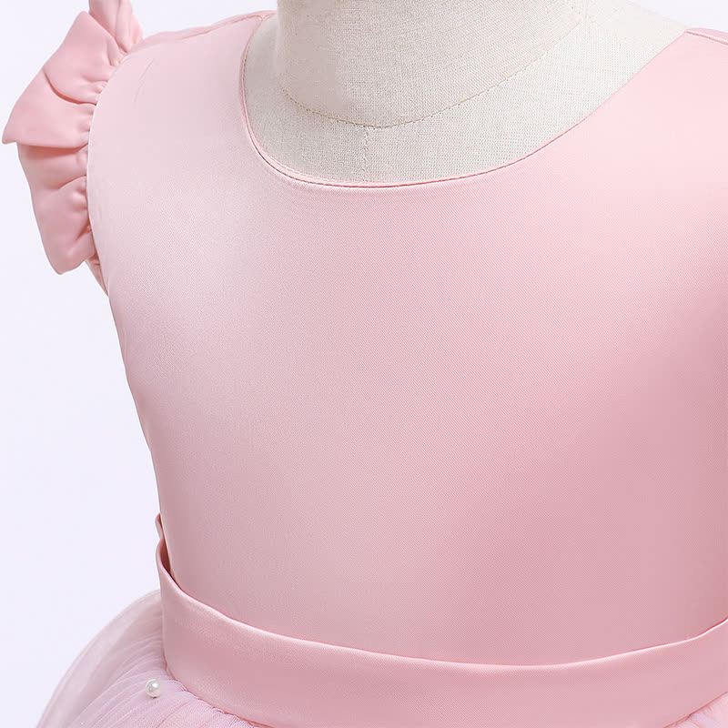 Mesh Bow Sleeveless Midi Dresses - image 9