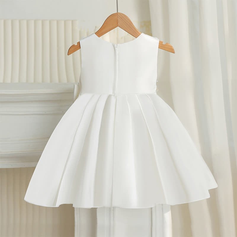 Satin Bow Sleeveless Midi Dresses - image 7
