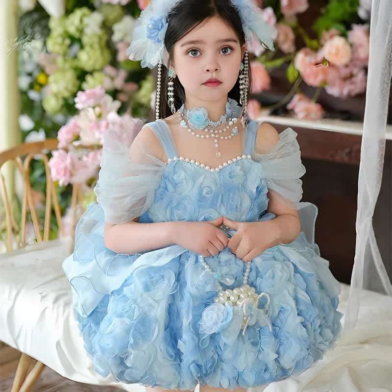 Mesh Rosette Sleeveless Midi Dresses - image 2