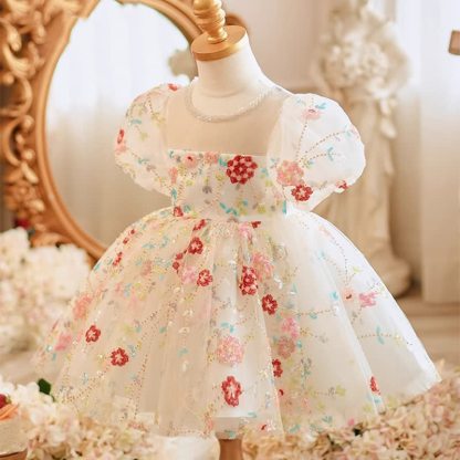 Mesh Panel Short Sleeve Midi Dresses - image 2