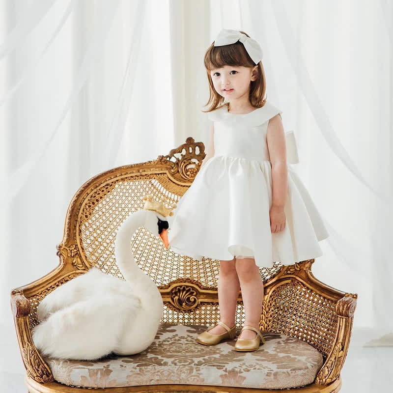 Mesh Bow Sleeveless Midi Dresses - image 2