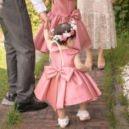 Mesh Bow Sleeveless Midi Dresses - image 8