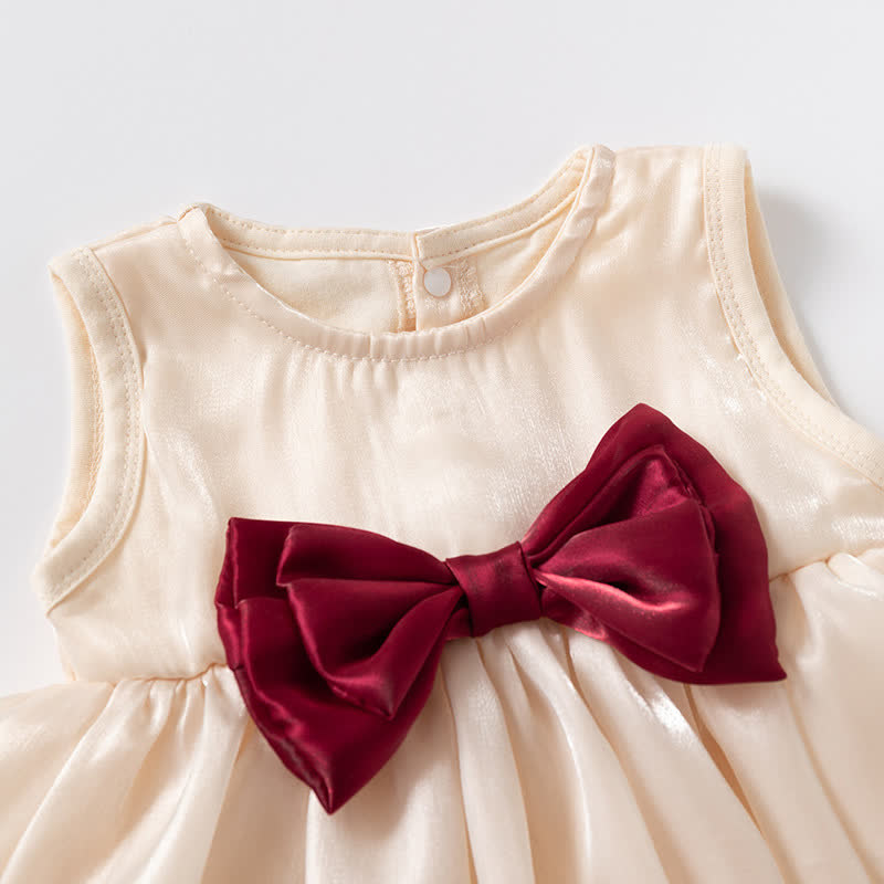 Rayon Bow Sleeveless Midi Dresses - image 6