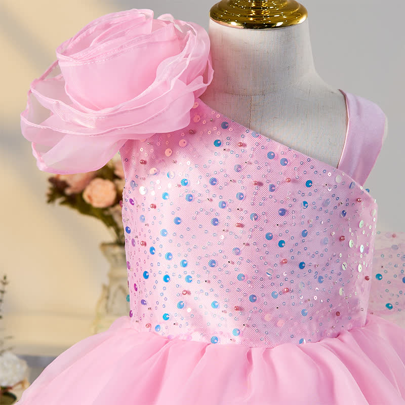 Organza Folds Sleeveless Mid-long Dresses - image 3