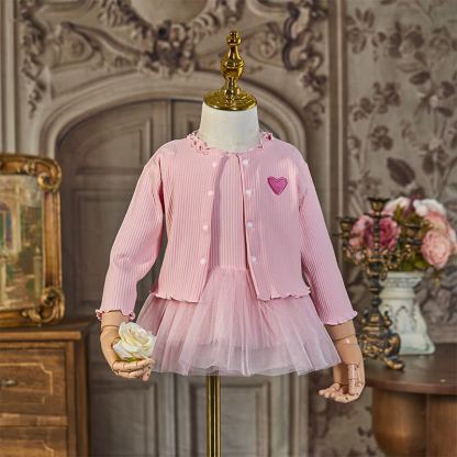 Cotton Tiered Long Sleeve Midi Dresses - image 6