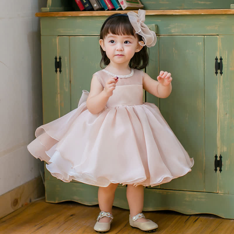 Organza Bow Sleeveless Midi Dresses - image 2
