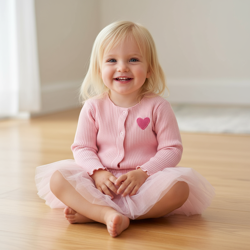 Cotton Tiered Long Sleeve Midi Dresses - image 4