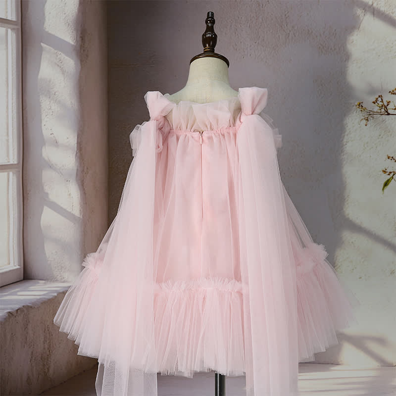[Archive Sale] Mesh Rosette Sleeveless Midi Dresses - image 3