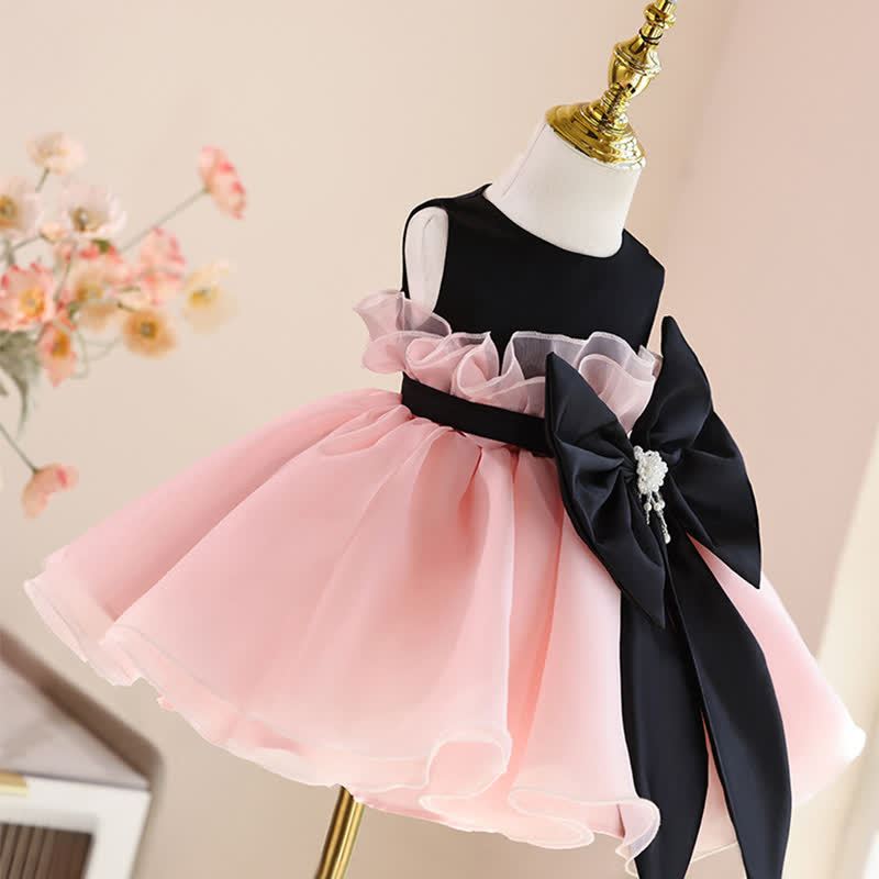 Organza Bow Sleeveless Midi Dresses - image 2