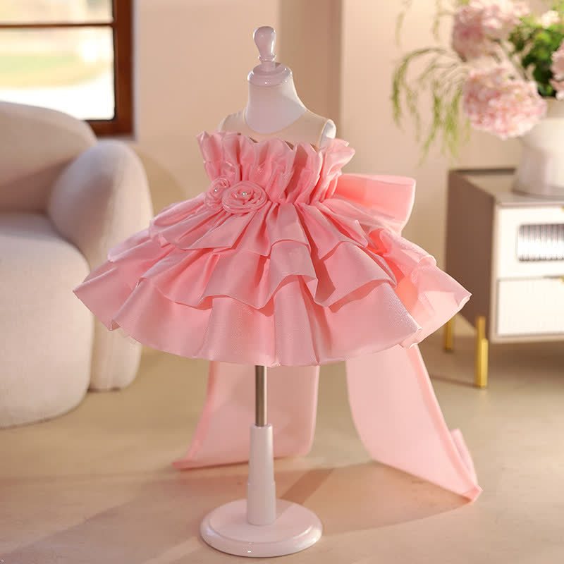 Organza Bow Sleeveless Midi Dresses - image 3