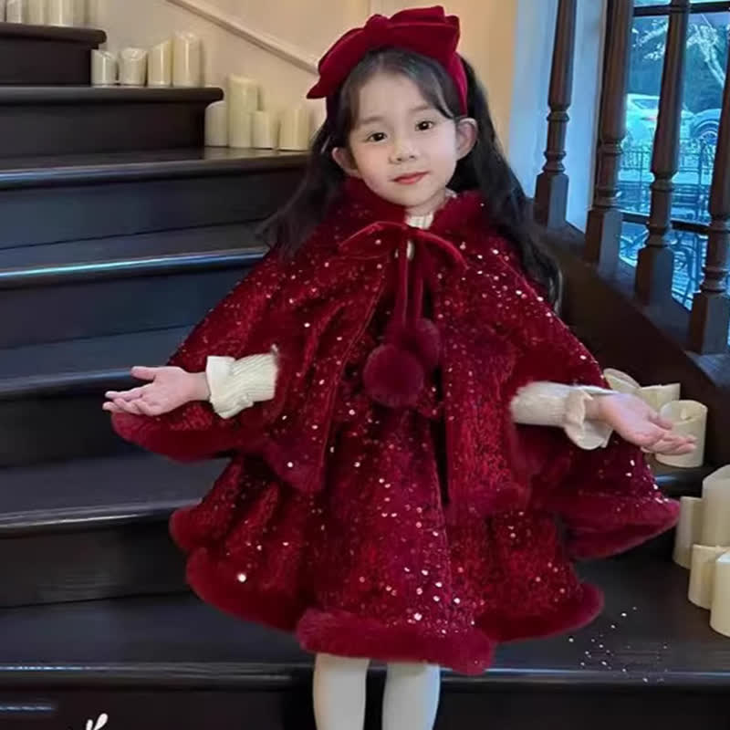 Glitter Feather-trimmed Long Sleeve Midi Dresses - image 1