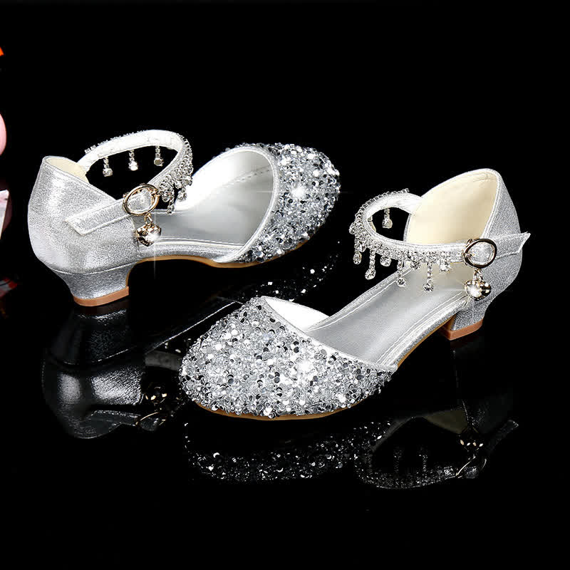 Solid Sequins Round Toe Mary Janes  - image 2