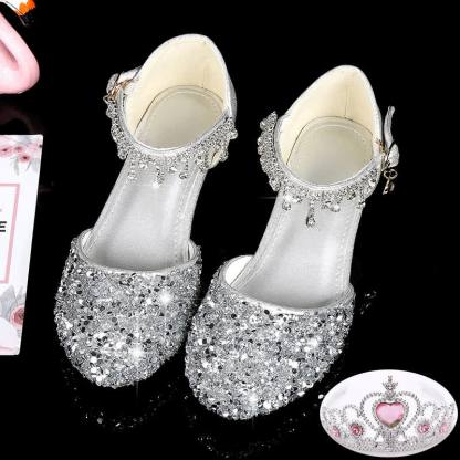 Solid Sequins Round Toe Mary Janes  - image 4