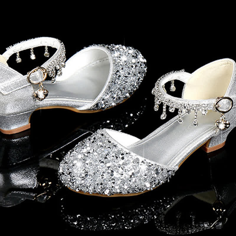 Solid Sequins Round Toe Mary Janes  - image 3