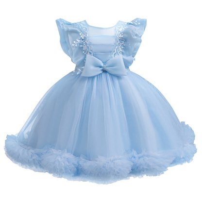 Organza Lace Bow Sleeveless Midi Dresses - image 2