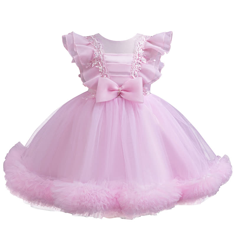 Organza Lace Bow Sleeveless Midi Dresses - image 12