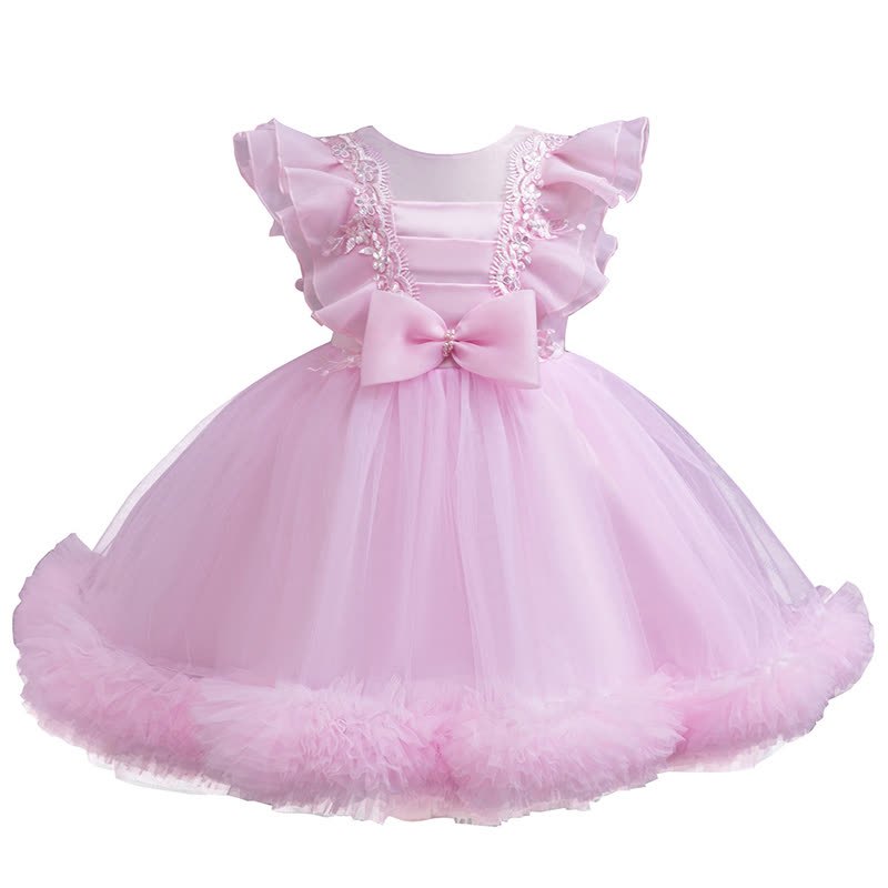 Organza Lace Bow Sleeveless Midi Dresses - image 12