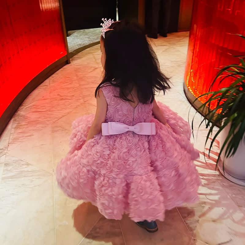 Chiffon Bow Sleeveless Mid-long Dresses - image 11