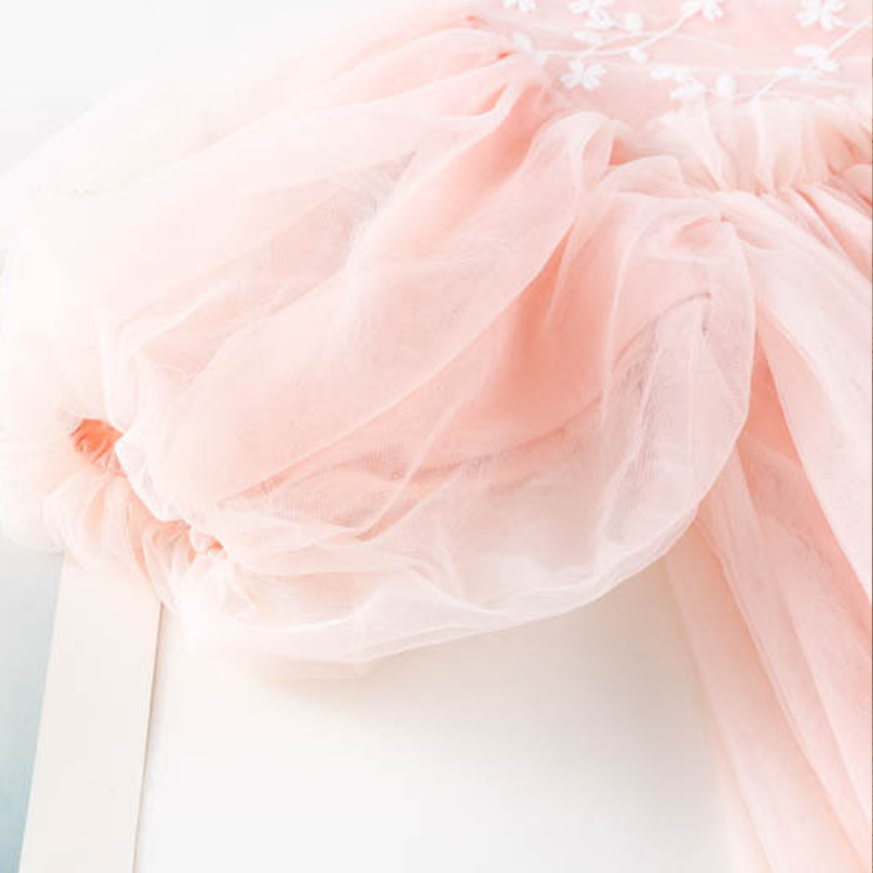 Mesh Split Joint Long Sleeve Maxi Dresses - image 14